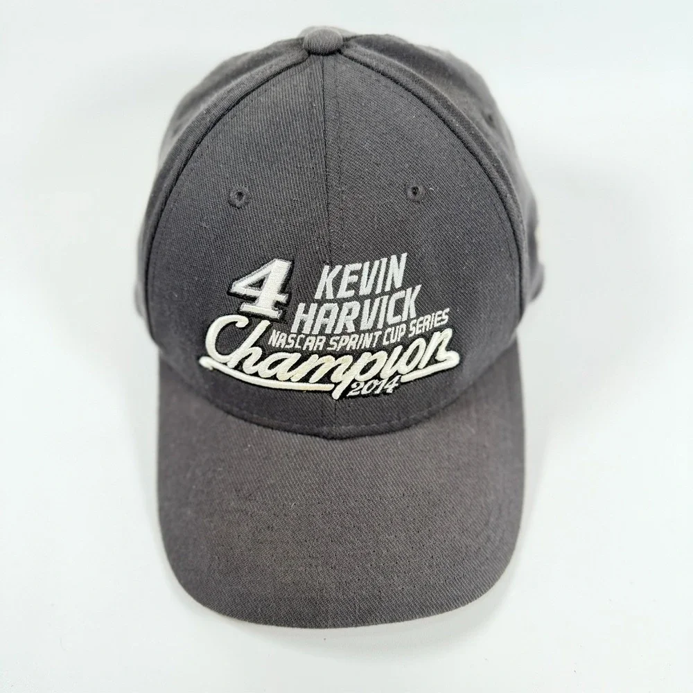 Kevin Harvick 2014 NASCAR Champion Hat New Era 39THIRTY Gray‎ Size Large X-Large